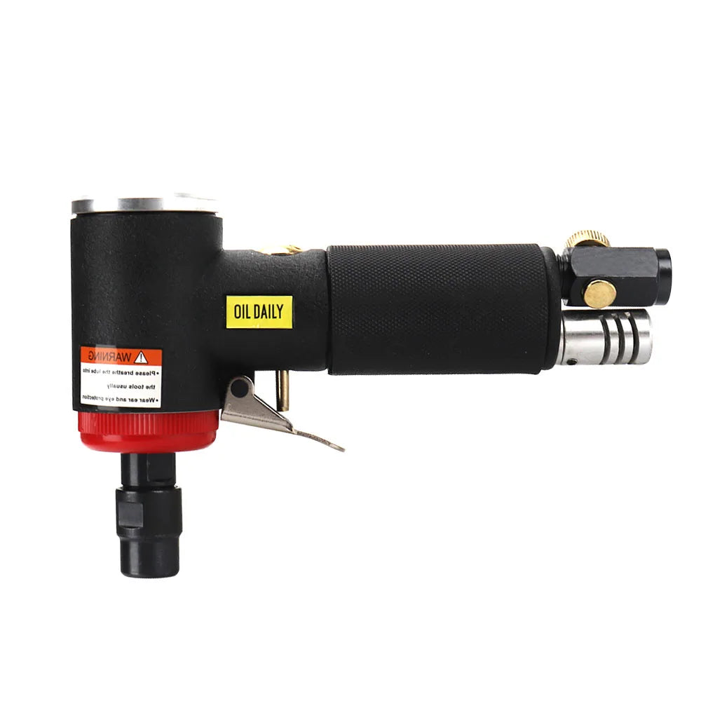 NuoDun Air Angle Die Grinder 90 Degree Mini Professional Engraving Machine Set 1/4 High Speed Pneumatic Grinder Polishing Tool