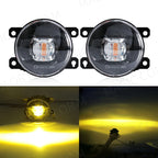 LED Fog Light For Citroen Ford Honda Suzuki Isuzu Mitsubishi Renault Auto Car Fog Lamp 8000LM 30W White Yellow 12V Waterproof