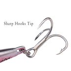PROBEROS 8pcs Mixed Color Metal Jig 10G - 60G Artificial Baits Hard Baits Vibrant Fishing Lures for Freshwater & Saltwater