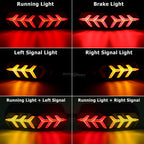 Smoked LED Tail Brake Light Integrated Sequential Turn Signal For Honda GROM MSX125 CB650F CB650F CTXN700 Motorcycle Accessories