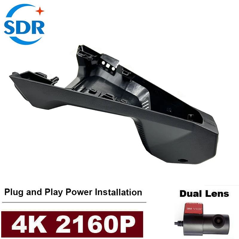 4K Plug And Play Dashcam Wifi Car DVR Video Recorder For Peugeot 3008 Allure 4008 5008 GT DS7 CROSSBACK Citroen C5 X7 GPS Tracks