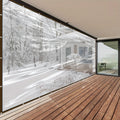 1pc Heavy-Duty Transparent Waterproof Tarp - UV & Scratch Resistant, Ideal for Greenhouses, Balconies & Outdoor Protection