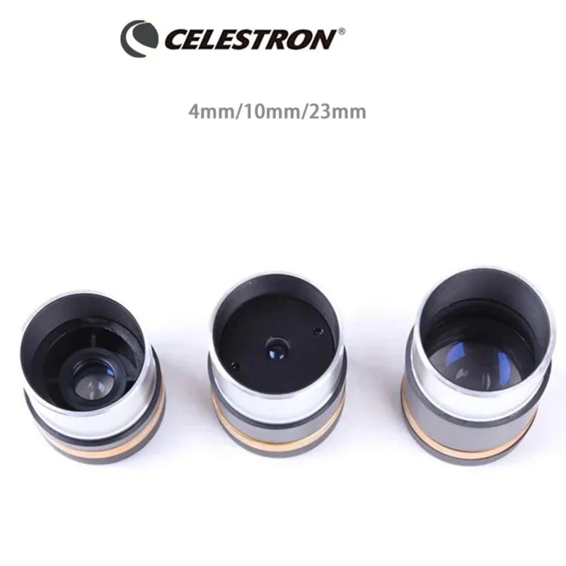 Celestron 62 degree aspherical high-definition eyepiece 4/10/23mm Fully Coated for 1.25" Astronomy Telescope