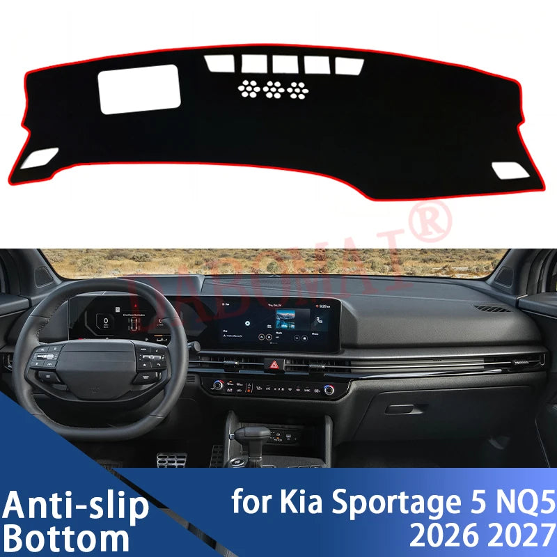 For Kia Sportage 5 NQ5 2026 2027 Car Dashboard Cover Dash Board Mat Carpet Pad Sunshade Cape Cushion LHD RHD