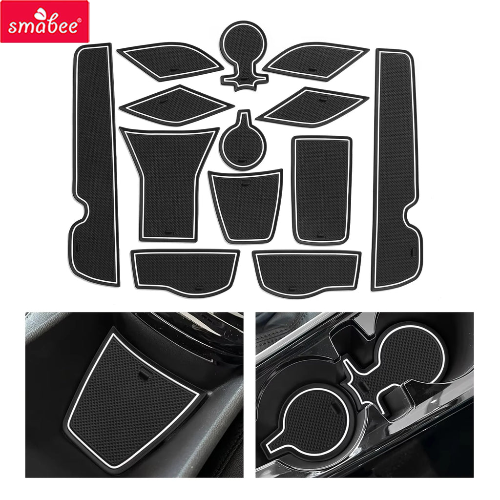 for Chevy Chevrolet Trax 2024 2025 Car Gate Slot Mat Anti-Slip Door Groove Cup Pad Rubber Interior Accessories