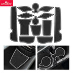 for Chevy Chevrolet Trax 2024 2025 Car Gate Slot Mat Anti-Slip Door Groove Cup Pad Rubber Interior Accessories