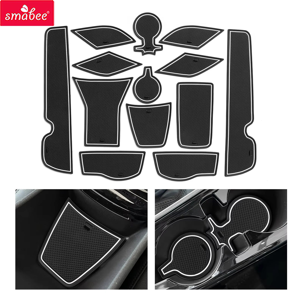 for Chevy Chevrolet Trax 2024 2025 Car Gate Slot Mat Anti-Slip Door Groove Cup Pad Rubber Interior Accessories