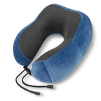 Cotton U-Shaped Cervical Travel Pillow with Ergonomic Magnetic Memory for Car, Plane, Office, Home, 1 Unit