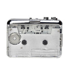 TON010 Cassette Player Portable Tape Recorder To Mp3 Full Transparent Shell USB Cassette Capture To MP3 Format Tape Music Player