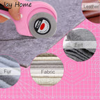 45mm Rotary Cutter with 5pcs Replacement Blades & Sewing Clips & Fabric Marker Pen for DIY Sewing Fabric Leather Quilting