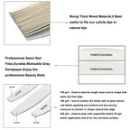50/100Pcs Professional Wooden Nail Files 180/240 Buffer 100/180 Grey Boat Wood Sandpaper Block Gel Polisher Sanding Nail Files