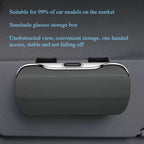 Lcars Car Sun Visor Glasses Case, Universal Glasses Holder Storage Box for Driver and Passenger in Car, Glasses Holder Sun Visor Accessory