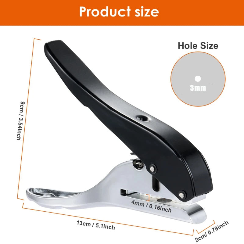 Punching Tool 3MM 6MM 8MM 10MM Hole Edge Banding Punching Pliers Screw Hole Hat Woodworking Tool Leather Hole Punch Hidden Hole