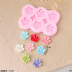 3d Flowers Cherry Blossoms Silicone Molds Daisies Five-petal Flowers Fondant Candy Chocolate Mould Cake Decor Baking Accessories