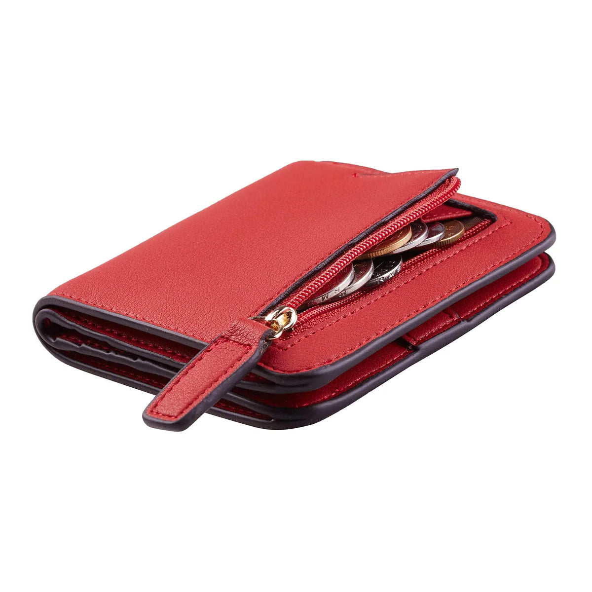 Wallet for Women RFID Blocking Small Compact Bifold Leather Pocket Wallet Ladies Mini Purse with ID Window