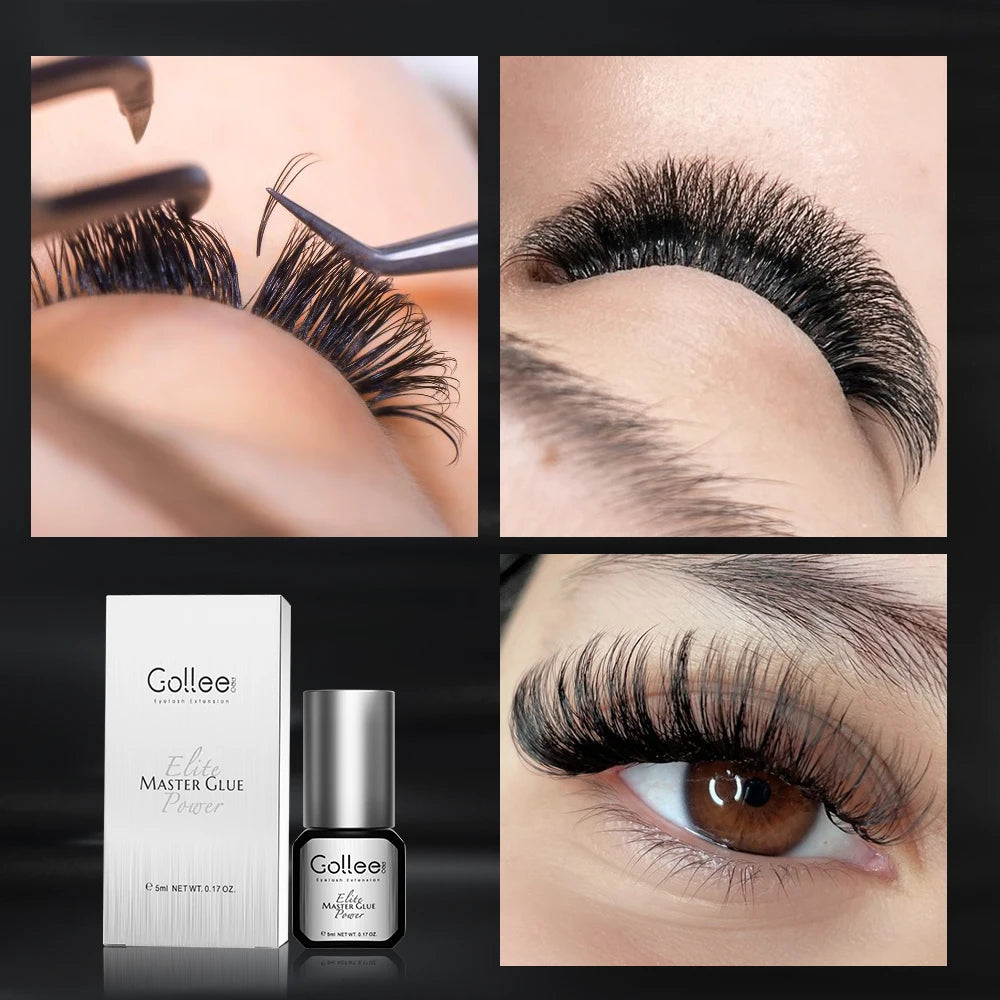 Gollee Fast drying 0.5s Eyelash Extension Glue Waterproof Eyelash Adhesive Lashes Supplies Strong Glues For Salon Makeup Beauty