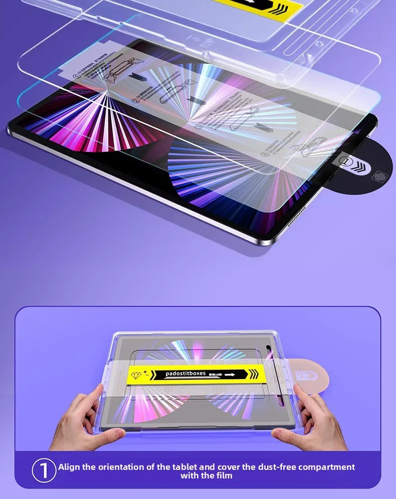 Tempered Glass for iPad Air 13 11 5 4 3 M3 M2 Pro13 M4 A16 11th 2025 12.9 Screen Protector 10 9 10th 9th Mini 7 6 Instant Film