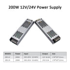 MJJC Power Supply Unit 12V 24V 60W 100W 200W 300W 400W 110V 220V 230V AC to 12 24 Volt DC LED Strip Driver Lighting Transformer