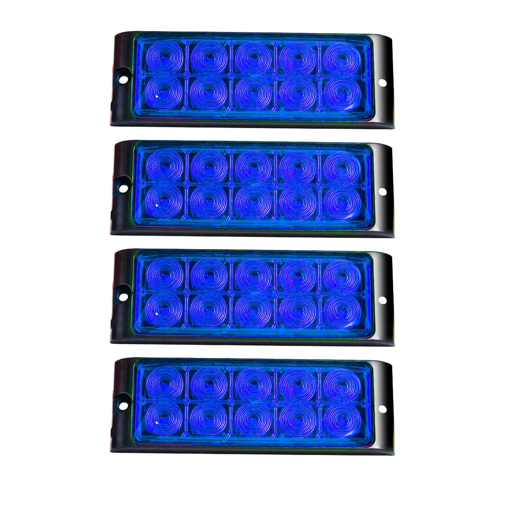 4 Pieces High Bright LED Side Light For Lorry/Truck/Pick up12V/24V White/Blue/Green/Red/Yellow Long Life Span Easy Installation