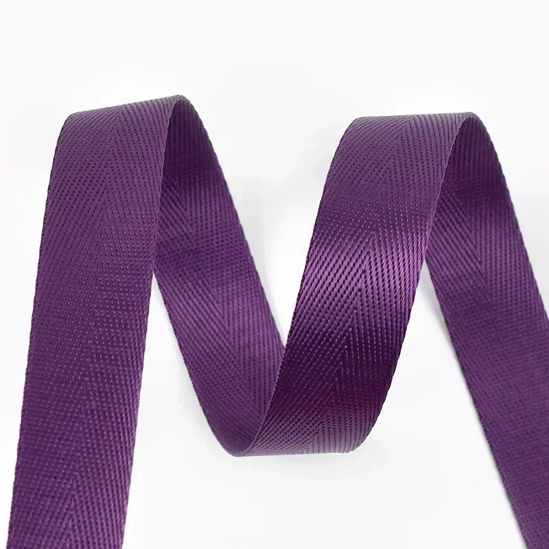 10Meters Meetee 1mm Thick 25mm Nylon Webbing Tape Backpack Strap Band Ribbon Seat Belt DIY Bag Binding Fabric Sewing Accessories