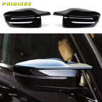G30 G38 Bright Black Side Wing Rearview Mirror cover caps For BMW 2 3 4 5 7 Series G20 G21 G28 G22 G11 G12 G42 M4 style LHD RHD