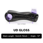 TOSEEK Carbon Stem12Degree Mountain Bike Stem 31.8mm Bicycle Handlebar Stems 70/80/90/100/110/120/130mm Black Gloss Bicycle Part
