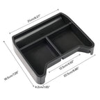 VW ID.4 Armrest Organizer Tray Lower Storage Box Center Console Insert, Black