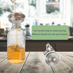 10/20/30Pcs Modern Glass Liquid Bottles with Lids, Suitable for Ginger Juice, Oil, Mini-60Ml Eco-Friendly Juice Containers, Hand Wash Only, Bpa-Free, Perfect for a Healthy Lifestyle, No Electricity Required. Equipped with a Liquid Pouring Funnel.