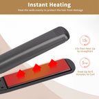 Hair Straightening Ceramic Iron Hair Straightener Multigear Adjustment 480 Degrees Fahrenheit Hair Straightening Ceramic Iron