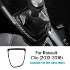 Carbon Fiber Gear Shift Frame Trim Sticker for Renault Clio 4 2013-2018 LHD/RHD