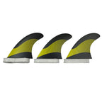 UPSURE FCS 2 G5 Fins Tri Fins Thruster Surfboard Fins Surfing Fins Honeycomb Fibreglass Double Tabs 2 Fin Surf 3 Fins (M Size)