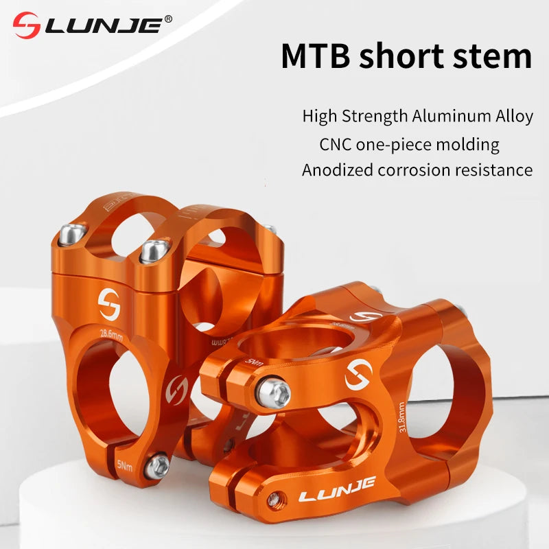 Handlebar Stem  Aluminum Alloy MTB Road Bike Stem  Ultralight High strength Short 31.8MM Bicycle CNC Stem DH/AM/XC Bicycle Parts