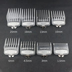 8pcs/set Professional Barber Hair Clipper Guide Combs For Wahl Trimmer Attachment Hair Cutting Limited Comb Salon Haircut Tools