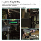 TILTA Accessory Mounting Clamp Metal Super Clamp Magic Arm Clamp Black TA-AMC-B with 1/4" 3/8" Hole for DSLR Camera Monitor LED