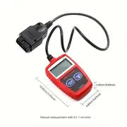 MS309 OBD2 Scanner Diagnostic Code Reader, Check Engine Fault Code Tool, Red/Black