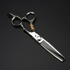 Nepurlson 6 Inch 440C Stainless Steel Professional Hair Scissors Barber Cutting Scissor Hairdressing Set