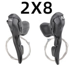 MicroNEW Road Bike Shifter 3x7 3x8 3x9 3x10 Speed Brake Levers Bicycle 2x7 2x8 2x9 2x10 Speed Front Derailleur For Shimano