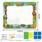Magic Water Drawing Mat Extra Large Water Doodle Toy Set Painting Board Children Educational Toys Gift for Kids Multiple Size