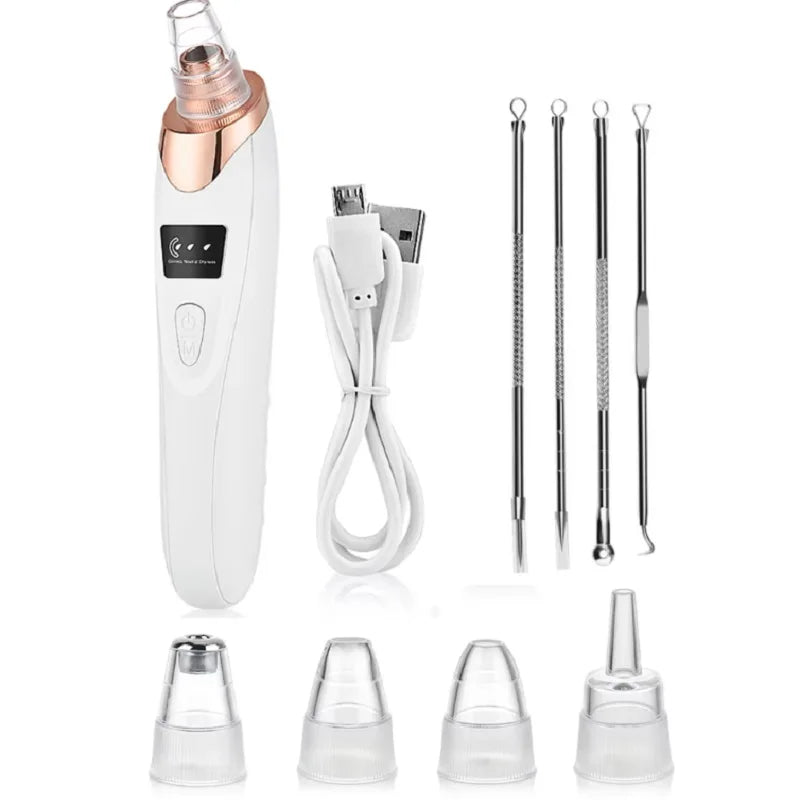 3 Suction Mode Blackhead Remover Face Cleansing Beauty Machine Dead Skin Remover Face Vacuum Blackhead Removal Skin Care Tool