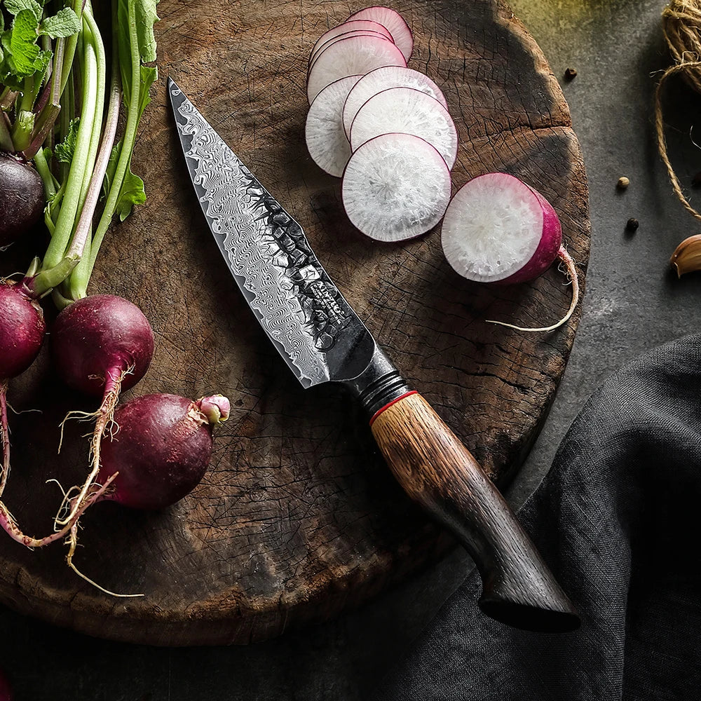 XINZUO 5.5-inch Utility Knife Long-lasting High-quality a Worthy Addition to Your Kitchen Invest in Durability Pro Knife