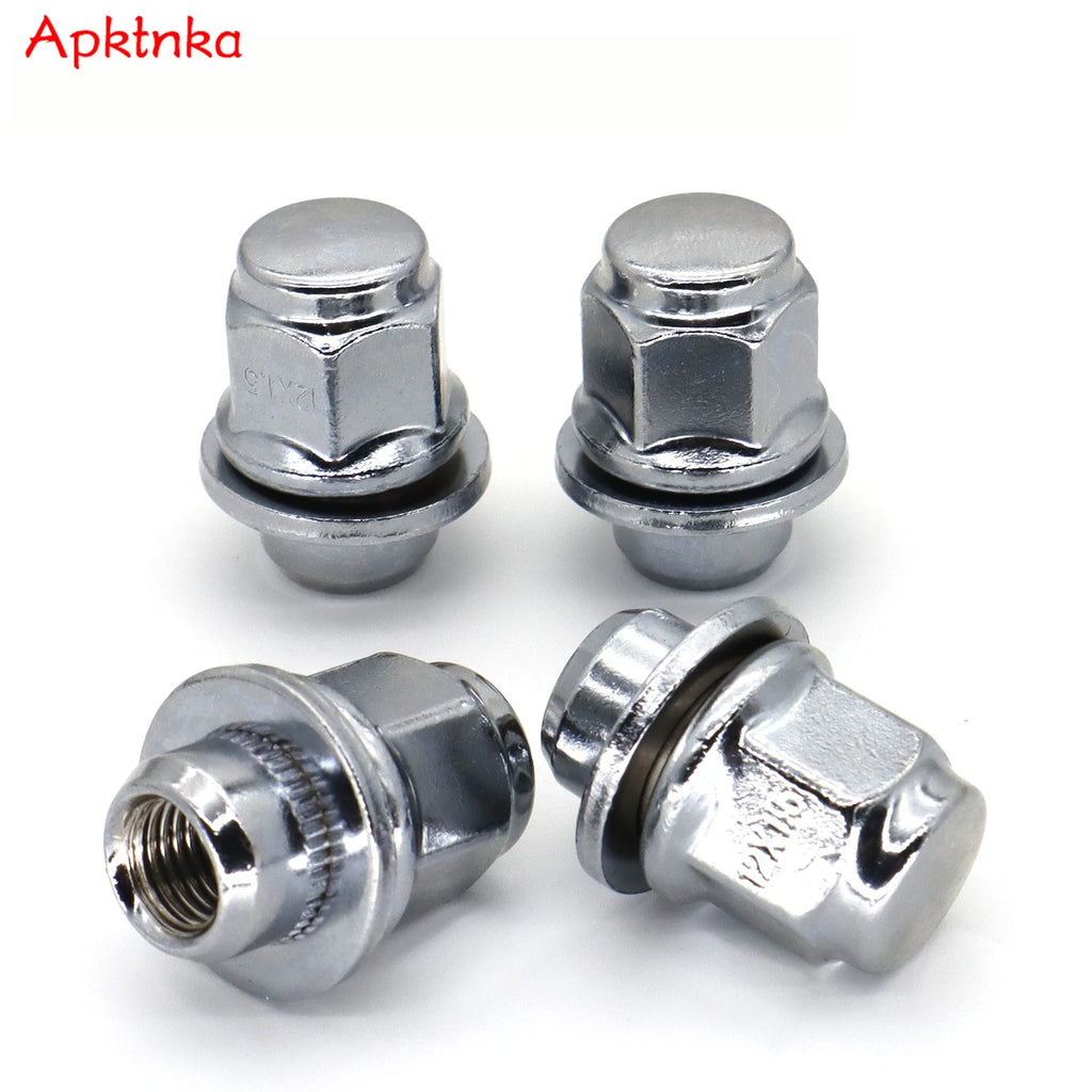 4x Wheel Lug Nuts Bolts M12x1.5 For Toyota Camry C-HR Corolla Highlander Yaris Prius Tacoma Lexus CT200h ES350 GS350 IS350 GX460