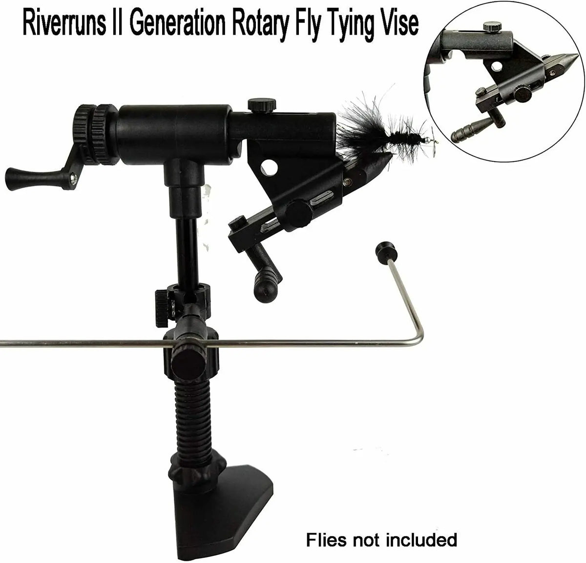 Eupheng Fly Tying Vise 360° Rotating Adjustable Jaws, Style Options