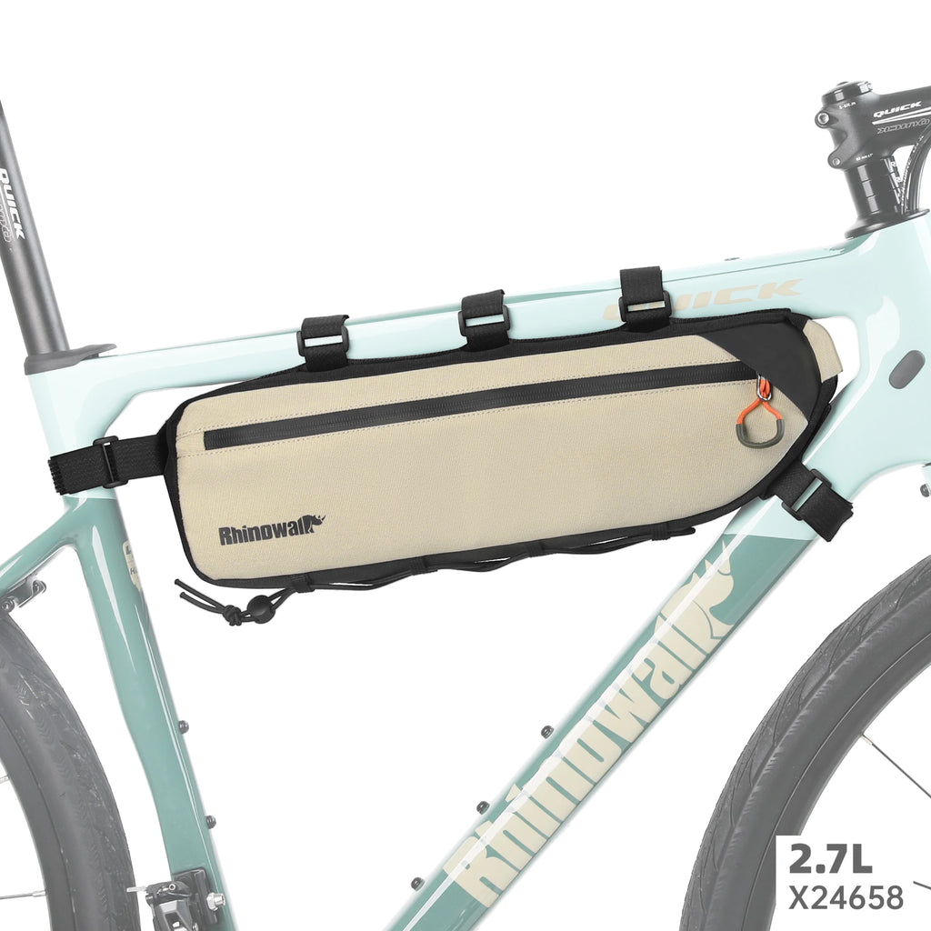 Rhinowalk Bike Bag 2.1L/2.7L Bicycle Frame Under Tube Bag  Dirt-resistant MTB Road Gravel Bike Triangle Storage Bag 1 Piece Sale