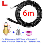 6M Sewer Drain Water Cleaning Hose Pipe Cleaner for Karcher Huter Hammer Nilfisk STIHL Bosch Lavor High Pressure Washer
