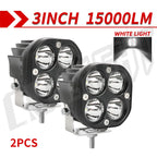 CO LIGHT 3inch Led Work Spotlights 24V 12V Headlights for Motorcycles Flood Led Bar Fog Light DRL for Car Truck 4x4 Off Road ATV
