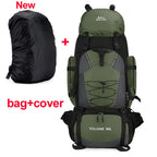 90L Waterproof Hiking Camping Backpack Trekking Bag Rucksack Large Capacity Travel Outdoor Sports Bags Camping Equipment Men