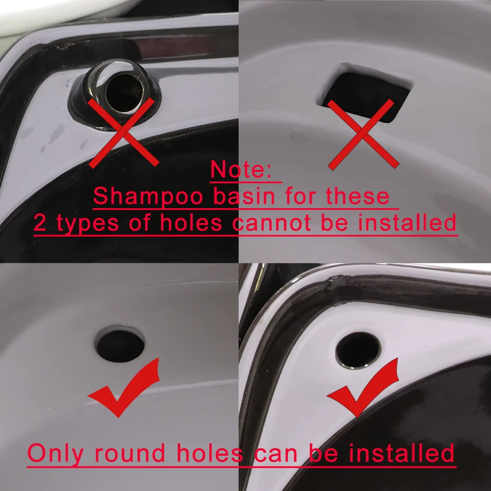 Beauty Salon Head Spa Waterfall Outlet Professional Water  Waterfall Frame for Shampoo Washbasin Sink Accessory