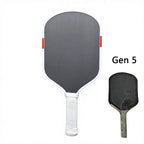 High quality Fifth Generation  EVA Surround Foam Boom Equipped with metal counterweights Pickleball Paddle Raw Carbon Fibe