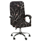 Elastic Rotating Office Chair Cover With Back Anti-dirty Computer Seat Case Spandex Gaming Chairs Slipcover for Armchair