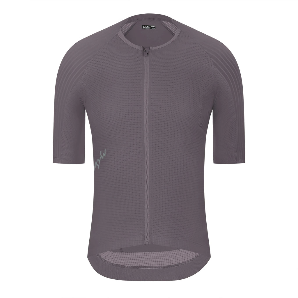 YKYWBIKE Men's Cycling Jersey Short Sleeve Quick-Dry Breathable Road/MTB Shirt, Black
